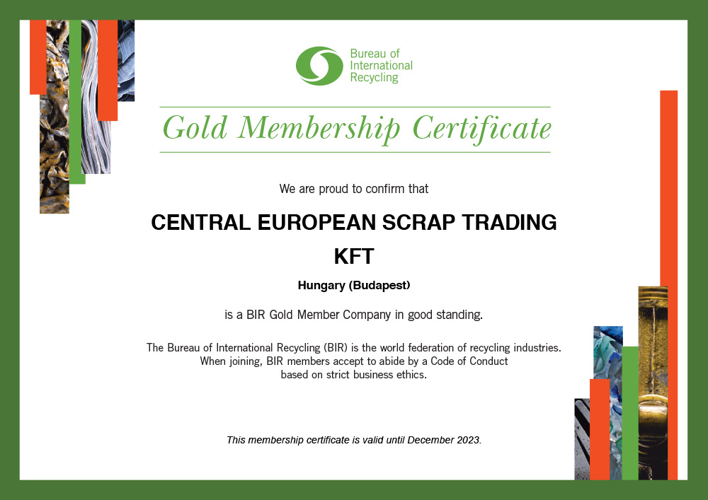 2023 - Central European Scrap Trading Company